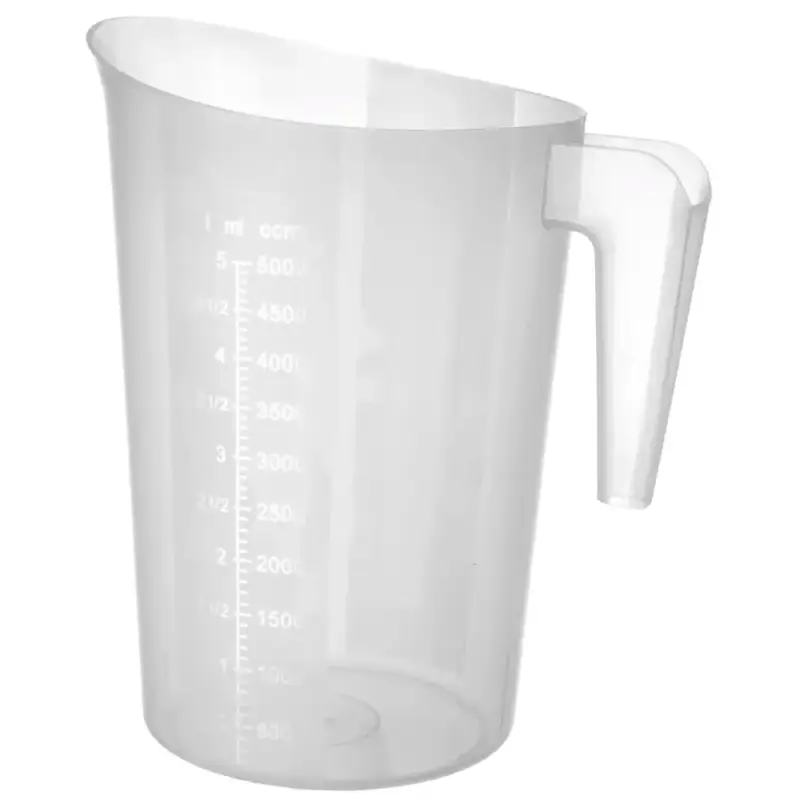 Alleen Vandaag Maatbeker | Kunststof | 5L | Maatverdeling | Stapelbaar | Ø210x270(h)mm