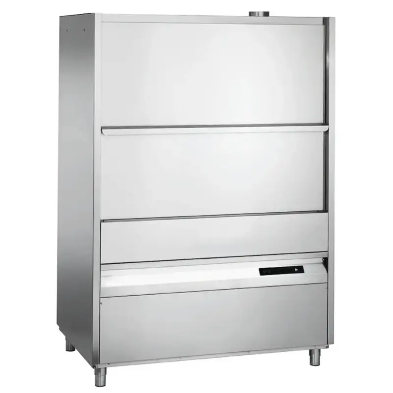 Pannen-/Pottenwasser | Mand 1260x800 | Afvoerpomp | Zeeppomp | Naglanspomp | Breaktank | 400V | Dubbelwandig | 1435x990x2058/2355(h)mm Direct Verzonden