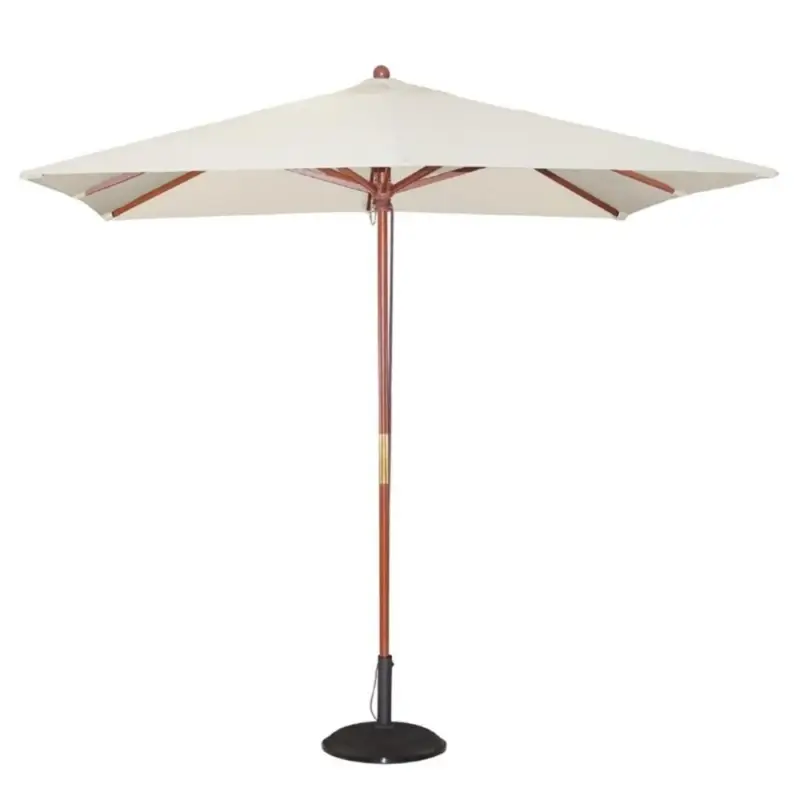 Parasol creme vierkant 2,5 meter | 2,7(h)x 2,5(Ø)m Weekendaanbieding