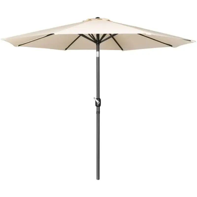 Parasol | SEVILLA | Crème | Rond | UV-bestendig | Vlamvertragend | Ø3000x2480(h)mm Gereduceerde Prijs