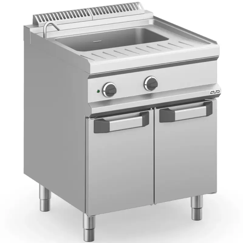 Lage Kosten Pastakoker | MAGISTRA PLUS 700 | Elektrisch | 40L | 9kW (400V) | Vulkraan + Aftapkraan | 700x714x850(h)mm
