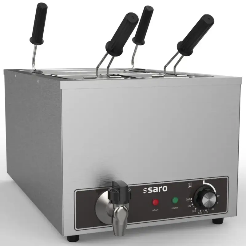 Nu Kopen Pastakoker | RAGUSA | Elektrisch | 25L | 0°C/110°C | 3.2kW (230V) | Aftapkraan | 633x354x289(h)mm