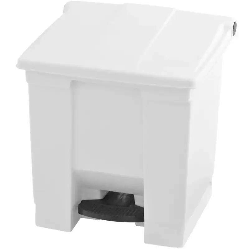 Weekendaanbieding Pedaalemmer | CLASSIC | Kunststof | Wit | 30L | Klapdeksel | HACCP | 400x413x435(h)mm