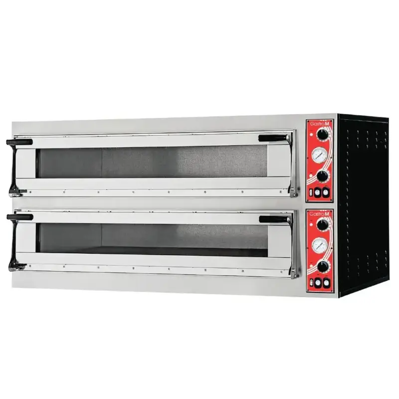 Pizzaoven | MILAN | Elektrisch | 3+3x Ø36cm | 50°C/500°C | 12kW (400V) | 1305x600x745(h)mm Beperkte Voorraad