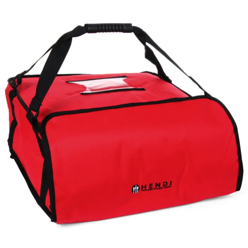 Weekendaanbieding Pizzabezorgtas | Polyester (Geïsoleerd) | Max. 4 Dozen (45x45cm) | Uitneembare Binnenvoering | 470x470x210(h)mm