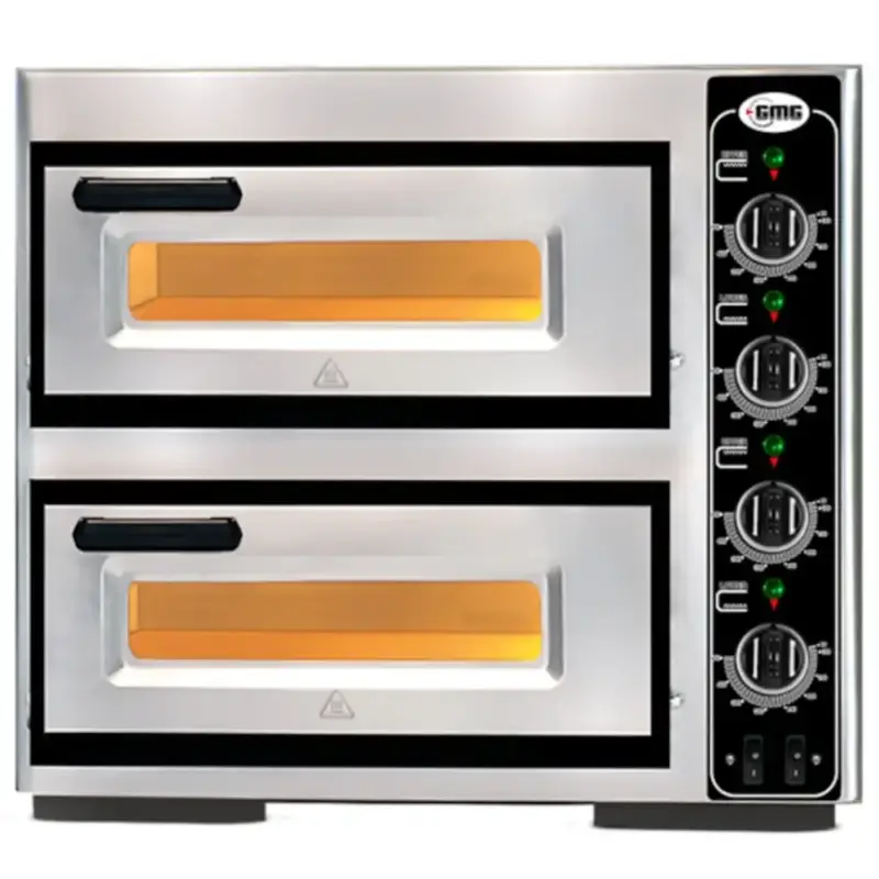 Pizzaoven | CLASSIC | Elektrisch | 1+1x Ø40cm | 85°C/455°C | 3.4kW (230V) | 630x630x530(h)mm Dagaanbieding
