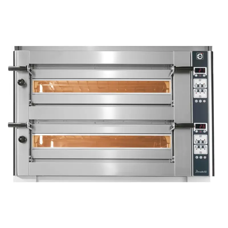 Beste Prijs Pizzaoven | Cuppone Donatello | 4+4 Ø350mm | 400V | 11.6kW | 1150x1060x780(h)mm