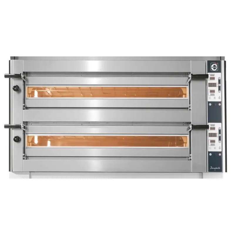 Pizzaoven | Cuppone Donatello | 6+6 Ø350mm | 400V | 16.8kW | 1510x1060x780(h)mm Hete Deal