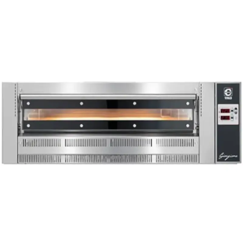 Dagaanbieding Pizzaoven | GIORGIONE | Gas | 4x Ø35cm | ≤450°C | 15kW/0.15kW (230V) | Stapelbaar | 1230x1120x810(h)mm