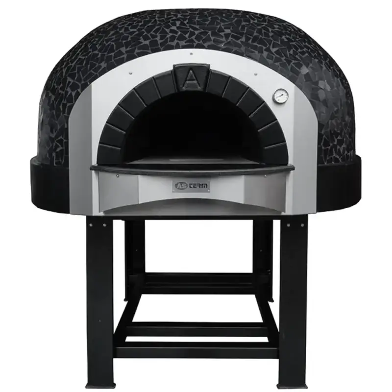 Koop Vandaag Pizzaoven | SERIE DK (MOSAIC) | Hout | 10x Ø30cm | Div. Kleuren/Designs | Incl. Onderstel | 1910x2150x2050(h)mm