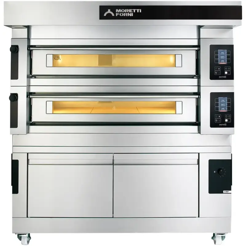 Pizzaoven | serieS S125E | Elektrisch | 12x Ø35cm | 25°C/450°C | 17.3kW (400V) | Stapelbaar | Touchscreen | WiFi + App | 1660x1738x360(h)mm Seizoensaanbieding