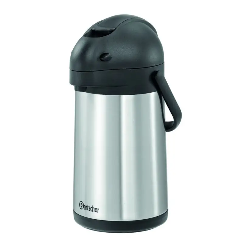 Pompkan geïsoleerd zilver/zwart | 1,9 liter | 150x200x335(h)mm Weekendaanbieding