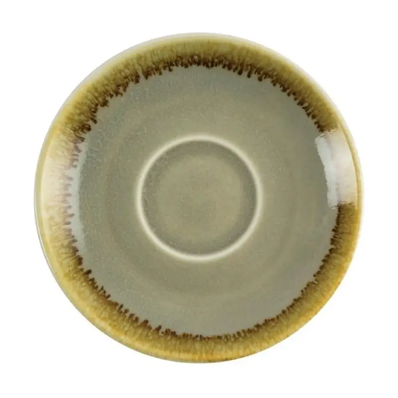 Schotels | KILN | Porselein | Mosgroen | 6 Stuks | Ø115mm Dagaanbieding