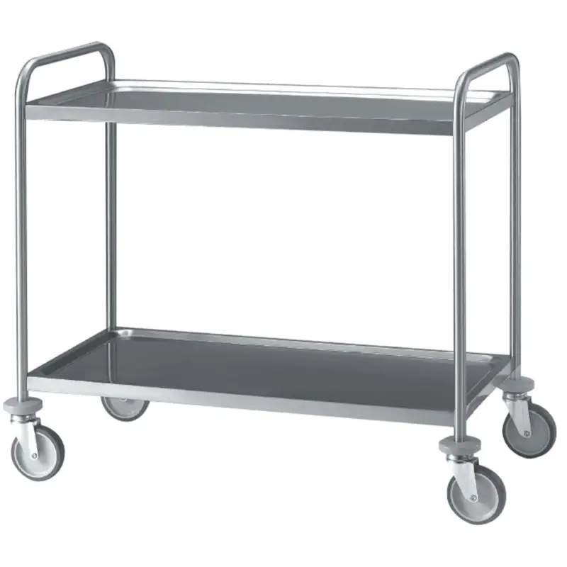 Serveerwagen | RVS | 2 Niveaus | 800x500x960(h)mm Flitsaanbieding