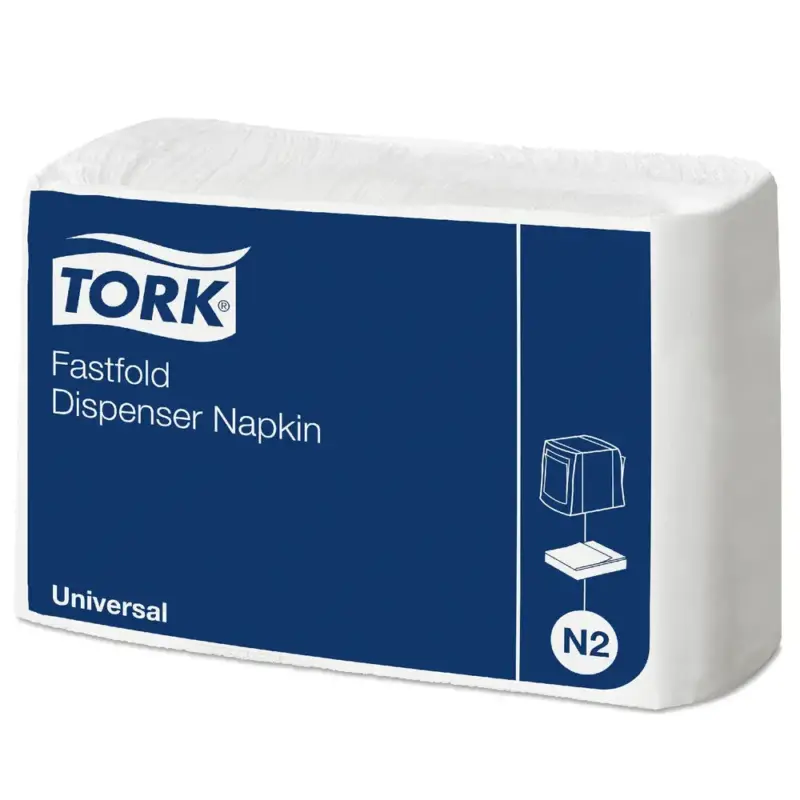 Servetten | Fastfold-Papier | Wit | 1/4 Vouw | 300/Pak | 36 Pakken | 240x300mm Weekendaanbieding