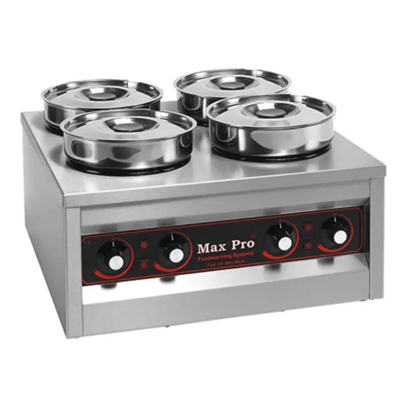 Spijzen warmer (cap.4st. 4,5L )| Afzonderlijke thermostaten | 1kW | 500x500x290(h)mm Korting
