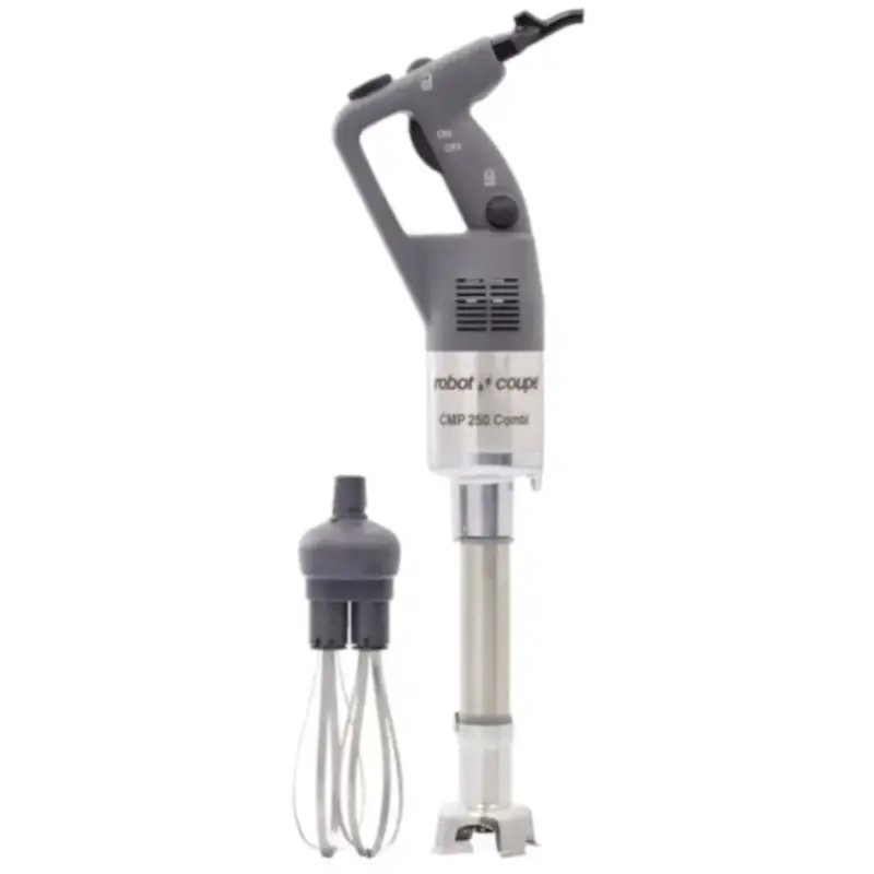 Hete Deal Staafmixerset | Incl. Garde + Ophangrek | Regelbare Snelheid (500-9.600RPM) | Staaflengte 250mm | Cap. 15L | 0.31kW (230V) | Ø125x640(h)mm