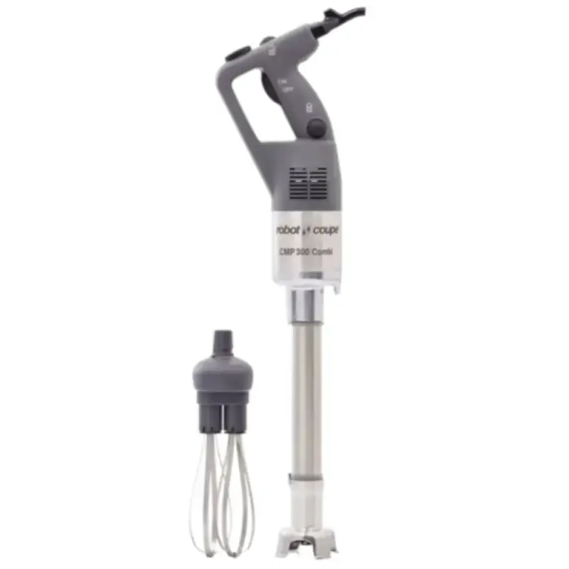 Staafmixerset | Incl. Garde + Ophangrek | Regelbare Snelheid (500-9.600RPM) | Staaflengte 300mm | Cap. 30L | 0.35kW (230V) | Ø125x700(h)mm Korting