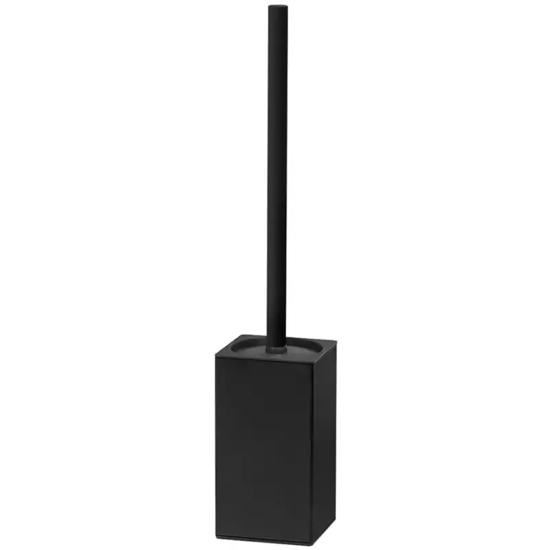 Nu Kopen Toiletborstelhouder | SYDNEY | Zwart | Incl. Borstel | Vrijstaand | 80x80x390(h)mm