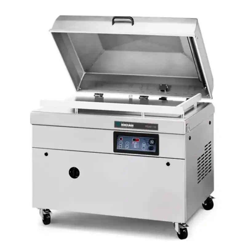 Vacumeermachine | POLAR | Diverse Sealconfiguraties | Sealkamer 1050x620x280mm | Sealtijd 15-40sec | Wielen (Geremd) | 1200x990x1150(h)mm Gratis Retour
