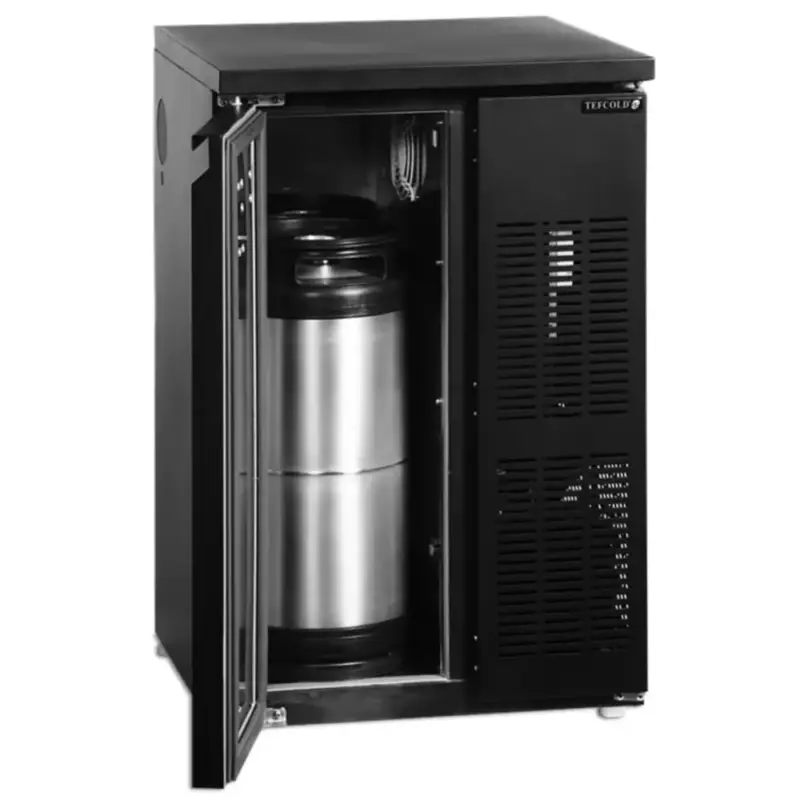Vatenkoeler | SERIE CKC | Zwart | 2x 20L (KEG) | +2°C/+10°C | Geforceerd | 555x590x860(h)mm Flitsaanbieding