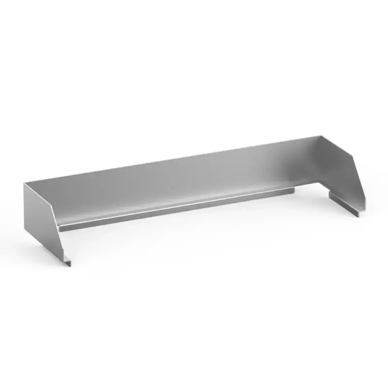 Speciale Aanbieding Verwijderbaar Spatscherm | DOMINA PRO 900 Bak-/Grillplaten | RVS | 800mm