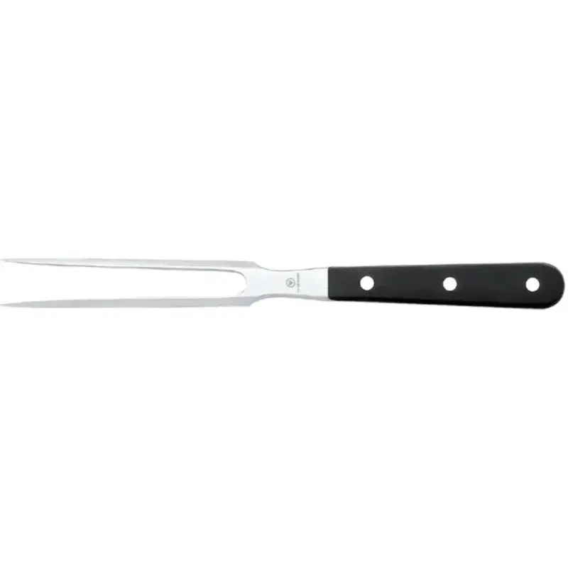 Vleesvork | CLASSIC | Carbonstaal | Zwart | Lengte 281mm Speciale Aanbieding