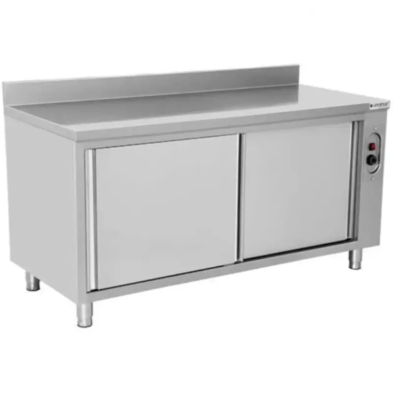 Korting Warmhoudkast | RVS | 30°C/80°C | Geventileerd | Schuifdeuren | 230V | Diepte 600 | Hoogte 850 | Breedte 1000-2000 | Achteropstand