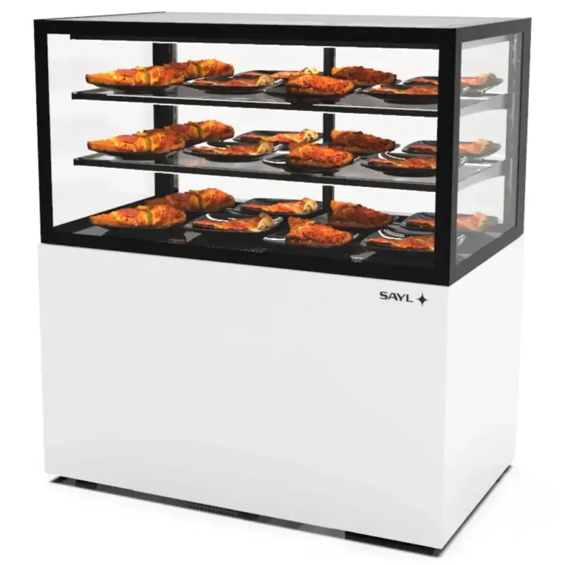 Warmhoudvitrine | INTEGRA | Wit/Zwart | 60°C/70°C | Geventileerd | 3 Niveaus | 1.05kW (230V) | Touchscreen | Wielen (Geremd) | 1000x600x1100(h)mm Bestel Nu