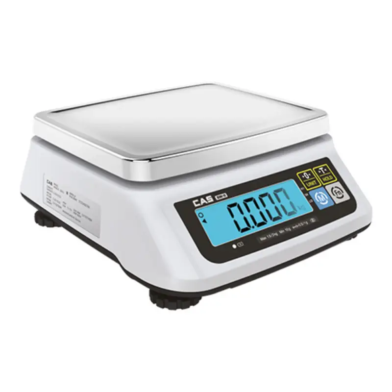 Weegschaal elektronisch RVS plateau 25x20cm 003kg/1gr of 006kg/2gr | 290x260x140(h)mm Favoriet