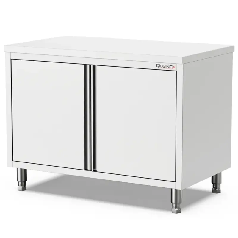 Werkbank | 600 LINE | RVS | Draaideuren | 800x600x900(h)mm Gereduceerde Prijs