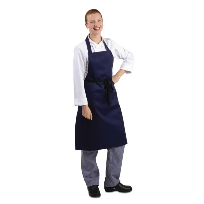 Whites halterschort donkerblauw | Polyester/Katoen | 965(l)x711(b)mm Nieuw