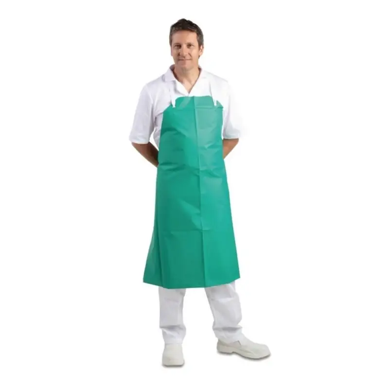 Beperkt Aanbod Whites PVC nylon halterschort groen | PVC/Nylon | 1067(l)x914(b)mm