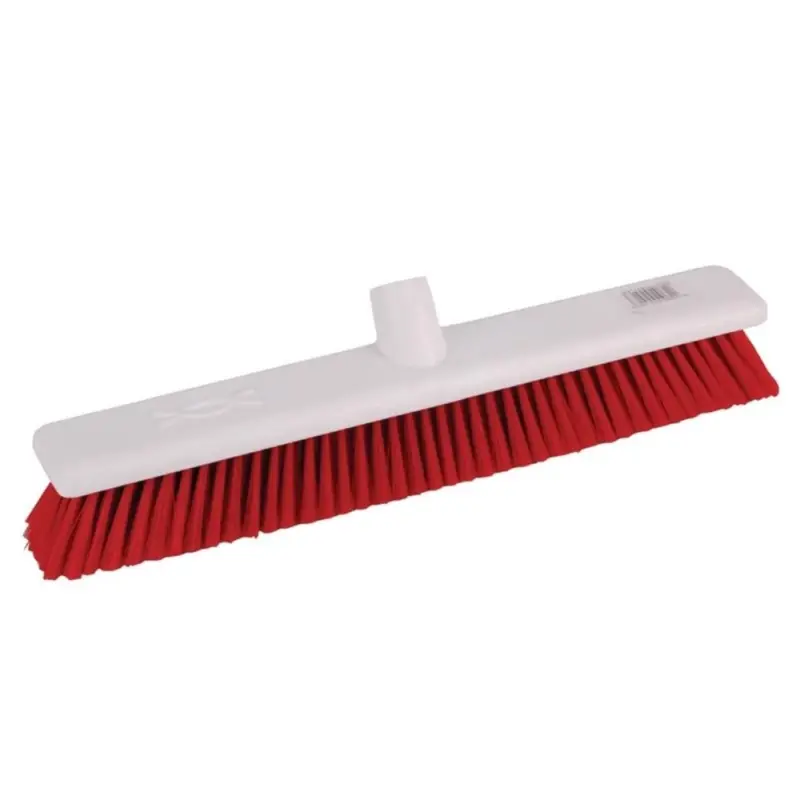 Zachte hygiënische bezem 45cm rood | Machine wasbaar tot 100°C Favoriet