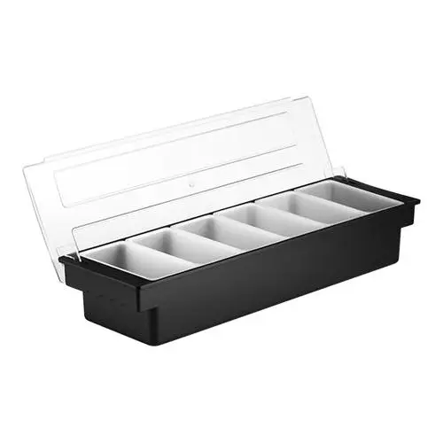 Rechtstreeks Van De Fabrikant Ingrediëntenhouder met 6 Bakjes | 500x160(h)100 mm.