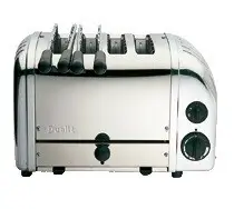 Broodrooster Vario 2x2 Combi met 4 sleuven RVS | 36x22x(H)21cm Finale Uitverkoop