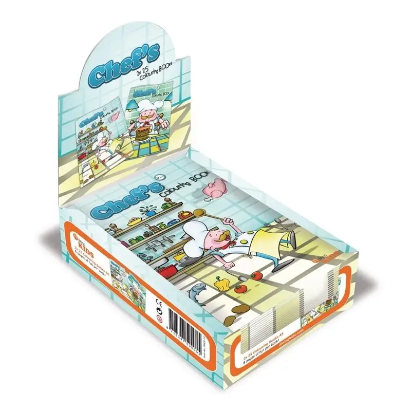 Hete Deal Dining Kids Kleurboeken Chef A5 met 8 Pagina's | 50 stuks