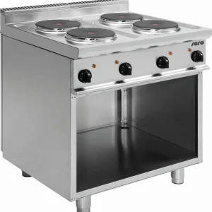 Elektrisch Kooktoestel met 4 Pitten | 400V/10,4kW | 80x70x(H)85cm Beste Prijs