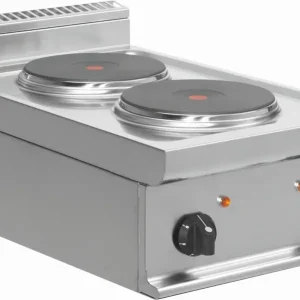 Elektrisch Kooktoestel met 2 Pitten | 400V/5,2kW | 40x70x(H)27cm Laatste Kans