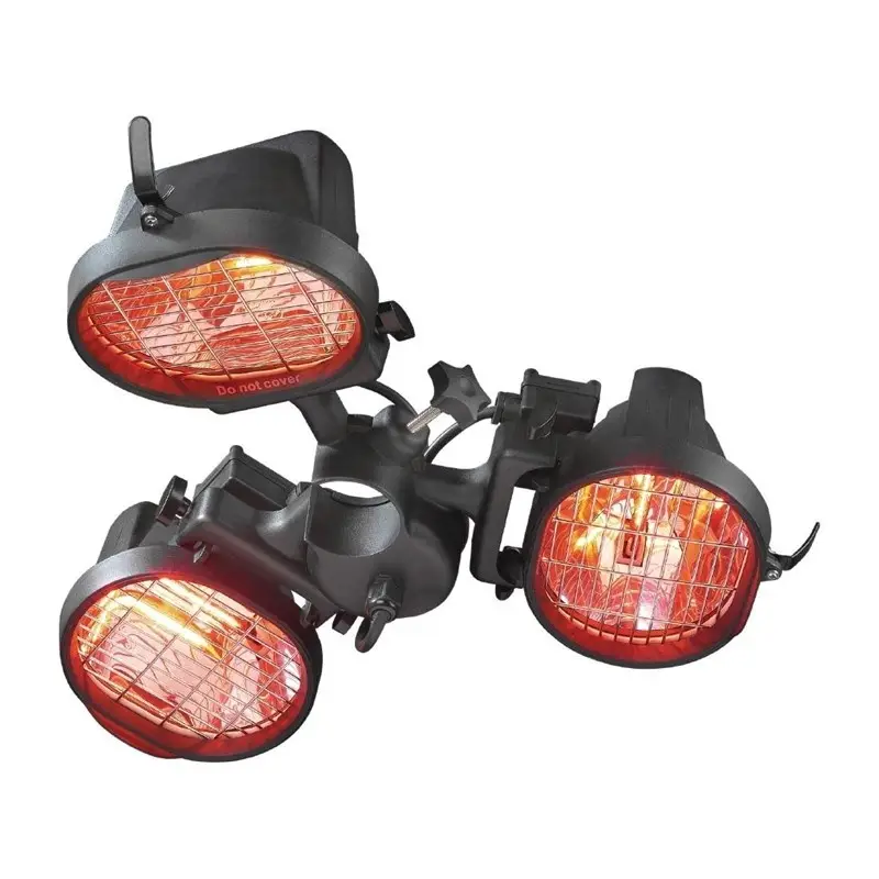 Eurom Parasol elektrische terrasverwarmer 3x 500W | Bereik 10 – 15 m² Direct Beschikbaar