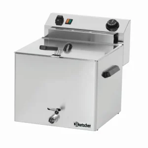 Friteuse met aftapkraan 10 Liter Professional |400V / 8,1kW | 450x390xH375m Express Levering