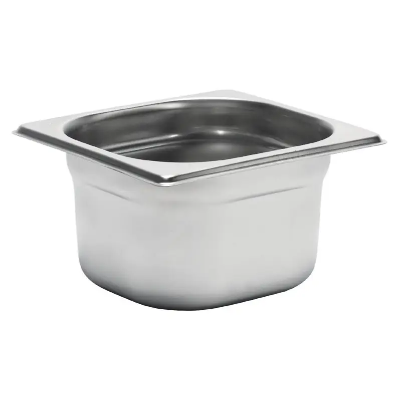 Gastro M Gastronormbak GN1/6 bak - 100mm diep RVS | 176x162mm Tijdelijk Beschikbaar