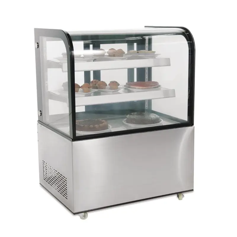 Koelvitrine 270L | Energielabel A | Twee schappen | 915x675x915(H)mm Populair