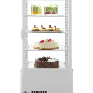 Arktic Koelvitrine met 3 schappen 78 liter Wit | 2 tot 6° C | 444x397xH940mm. Rechtstreeks Van De Fabrikant