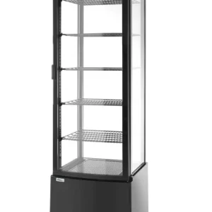 Favoriet Arktic Koelvitrine 280 liter zwart | 2 tot 6° C | 556x526xH1913mm.