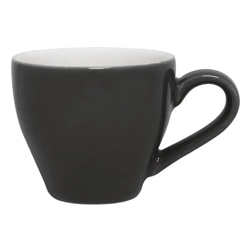Olympia Café espresso koppen grijs 10cl | 12 stuks Gratis Retour