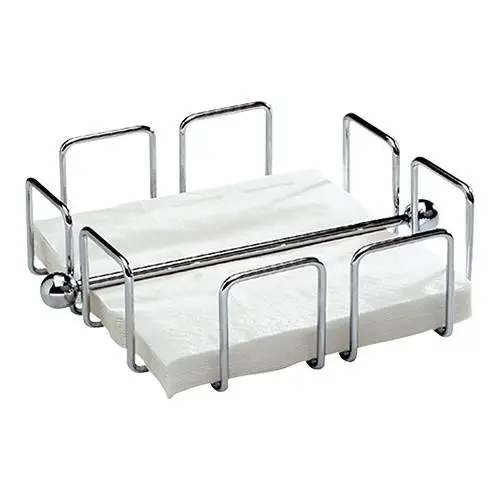 Servettenhouder | Verchroomd | 19x19x(H)7cm Koopje