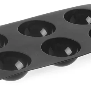 Betrouwbaar Siliconen Bakvorm '' Semi-Sphere'' | 6 Mallen | Ø70x(H)32 mm