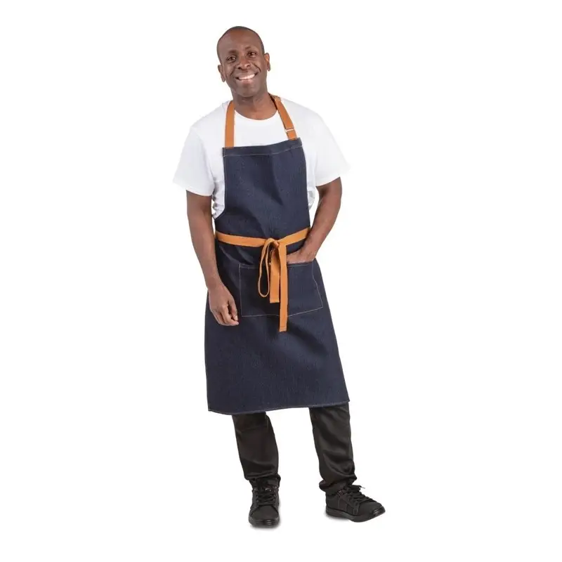 Speciale Aanbieding Southside Halterschort Blauw Denim | Polyester/Katoen | 100(l) x 70(b)cm