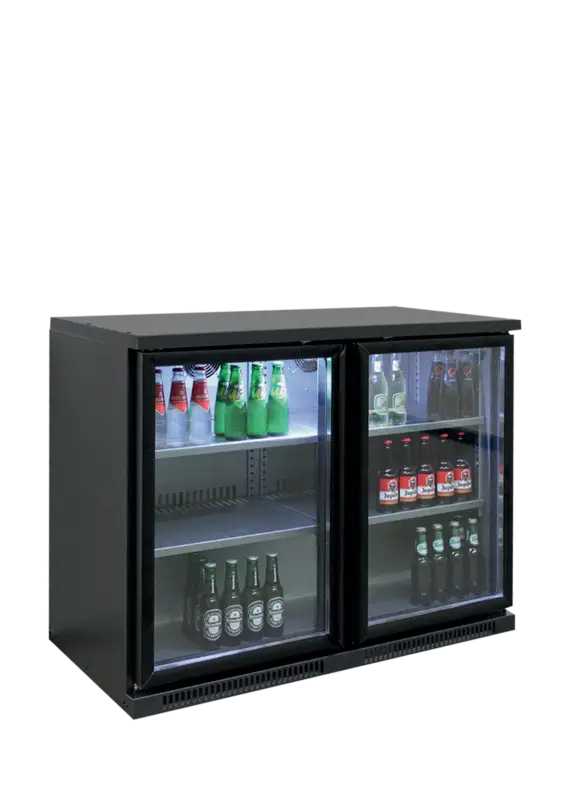 Laatste Kans Tefcold Hoogwaardige barkoeler | SGD-240GE | 260L | +2 tot +10°C | Energielabel F | 1110 x 620 x 840mm